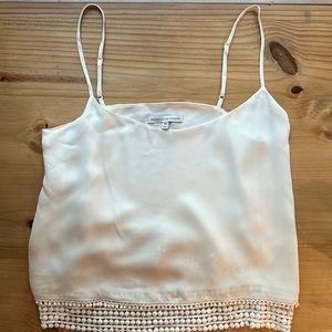 Rebecca Minkoff white crop top